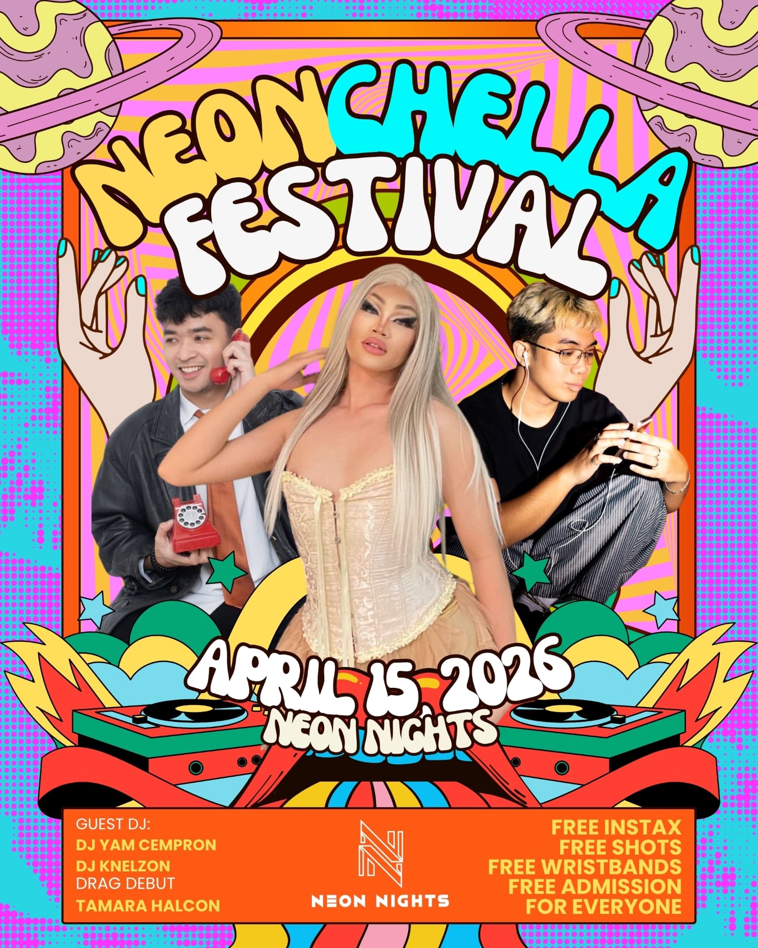 Neonchella Festival poster
