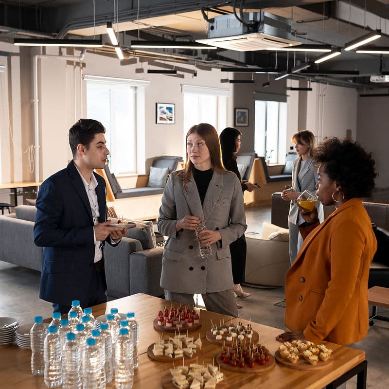 Team working on a project